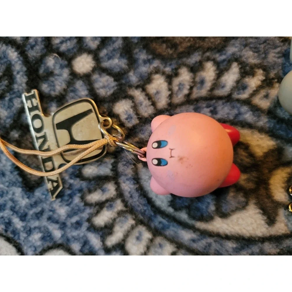 Lot of 7 Keychains Kirby Honda Mexico Lake Tahoe Turtle Bear Mixed Styles